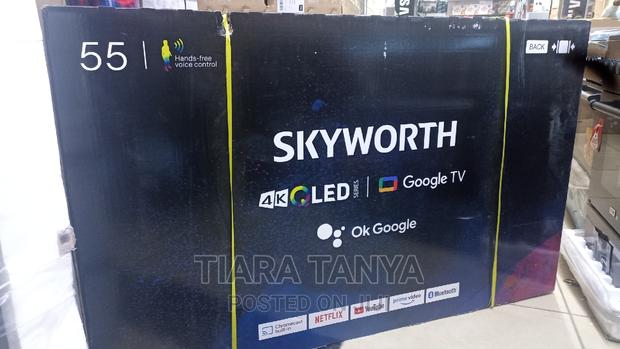 Skyworth 55′′ 55g3b Qled Uhd Google Tv – New Model