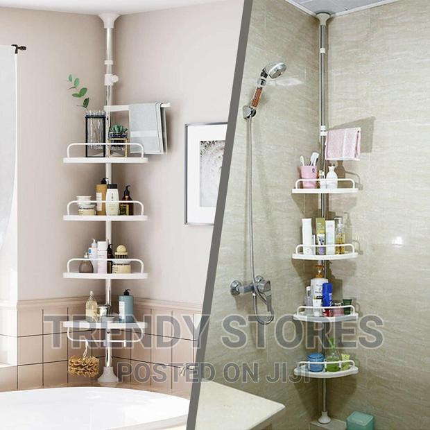 4 Layer Telescopic Bathroom Corner Shelf