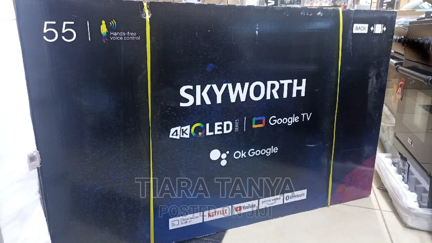 Skyworth 55′′ Qled 2022 Frameless Smart Android Tv- 55′′