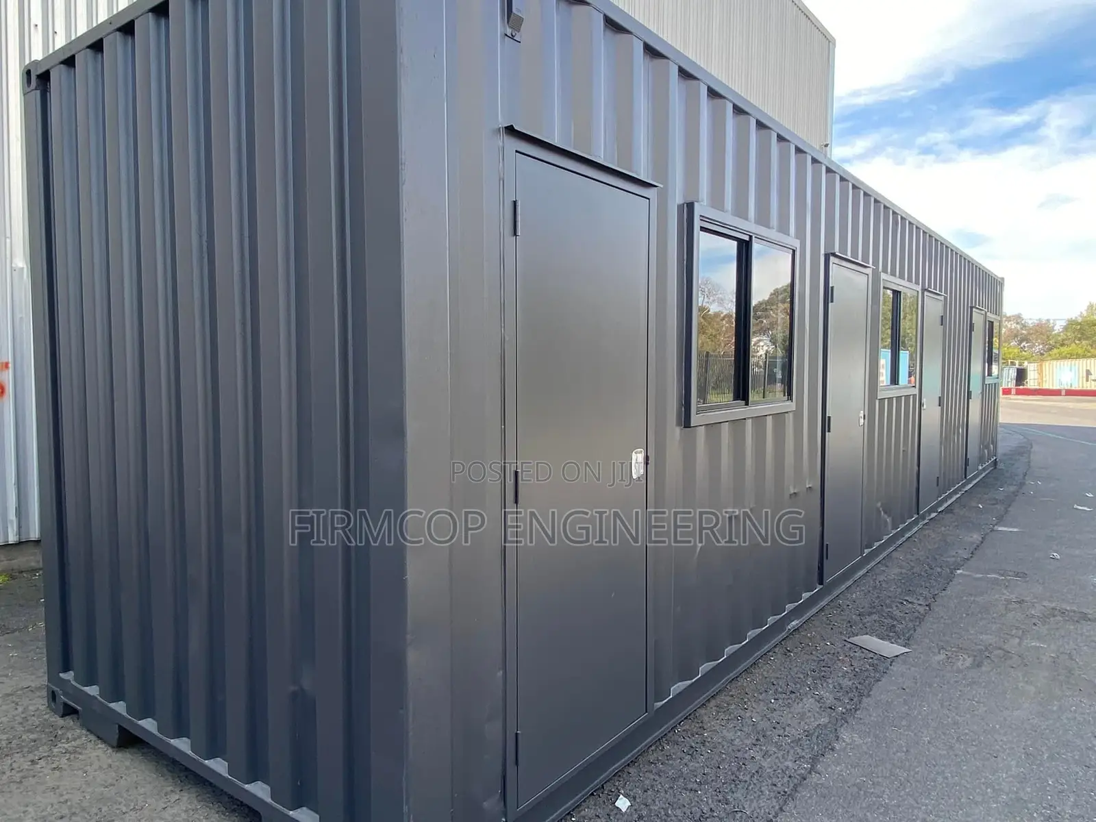 40ft Shipping Container Into 4 Offices