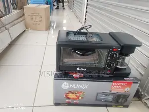 Nunix 3 in 1 Breakfast Maker: Toaster, Oven and Coffee Maker