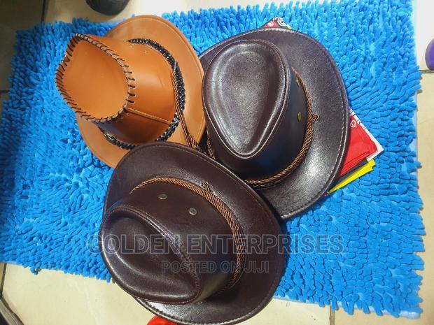 CBC Kids Leather Cowboy Hat - main view