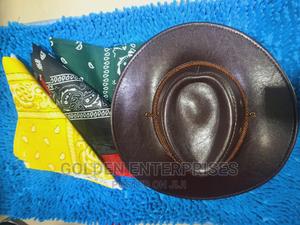 Leather Cowboy Hat + Bandana (Can Be Sold Separately ) - thumbnail 2