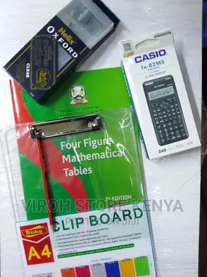KNEC Exam Package Clear G.Set Clipboard Calculator Pencil