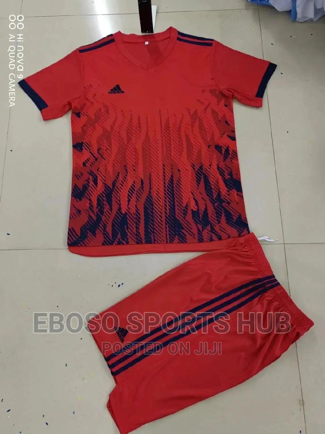 Red and White New Football Uniform