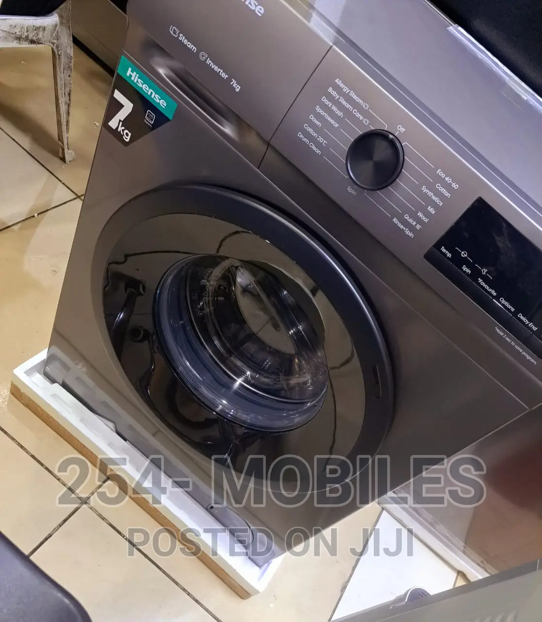 Hisense 7kg Front Load Washing Machine Wfqp7012evmt