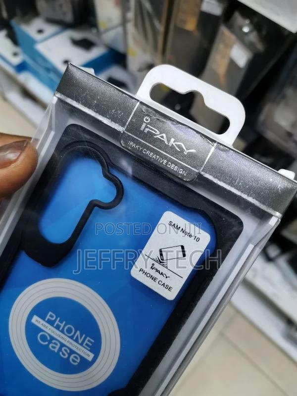 Samsung Note 10 Ipaky Protective Clear Shockproof Bumper Pho - thumbnail 3