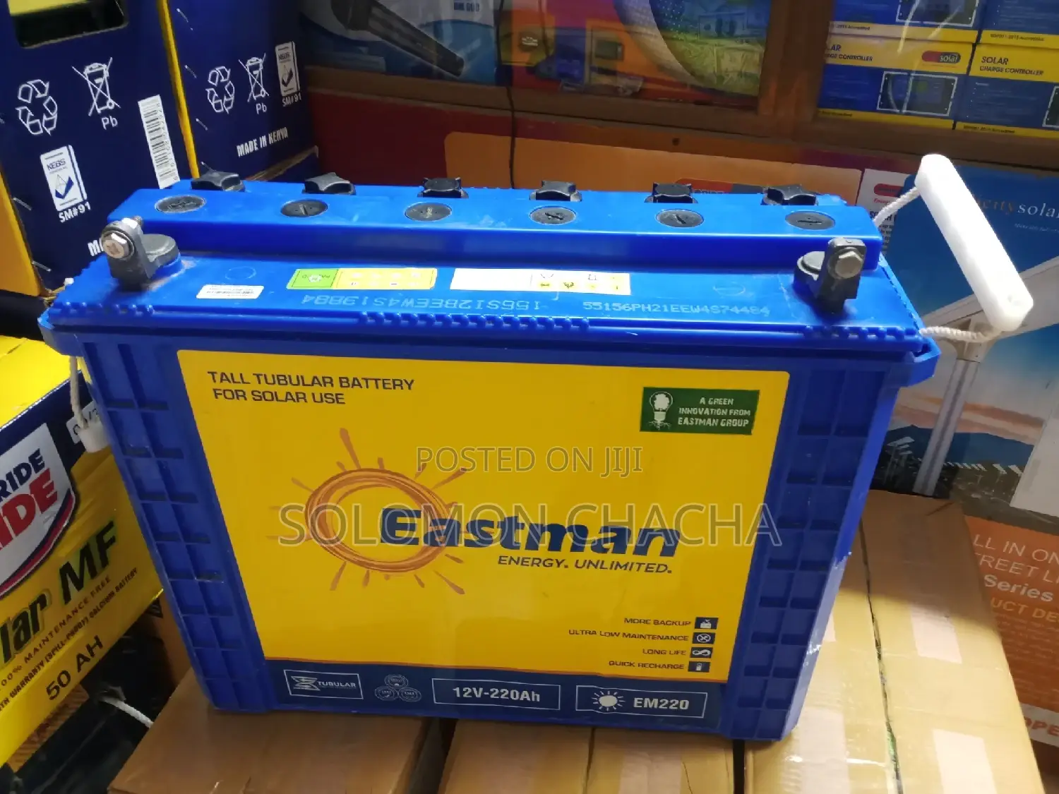 Eastman Tall Tubular 12v 220ah Batteries