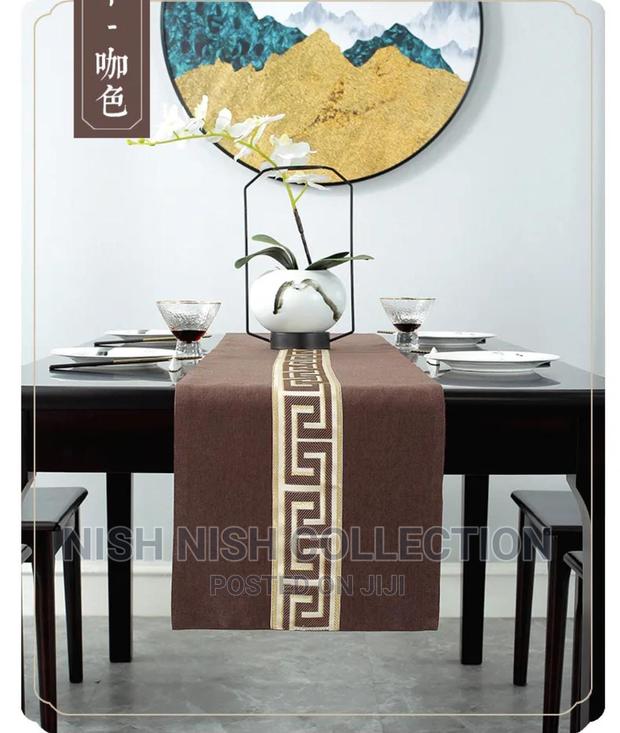 *Linen Jacquard* Table/Bed Runners.1 Piece Runner - thumbnail 2