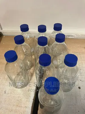 A Set of 10 Media Culture Glass Bottles 1000ml China