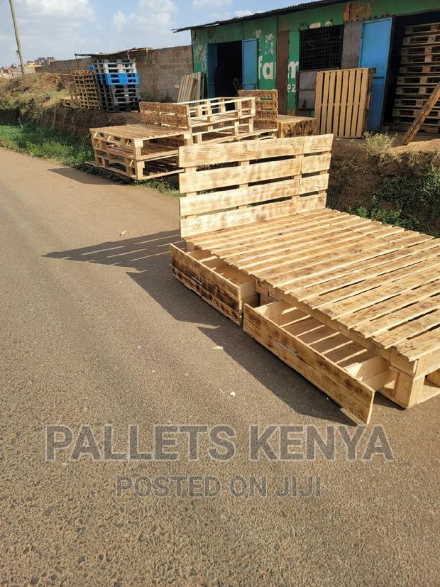Pallet Bed- 5*6 Detachable With Drawers (SMG)