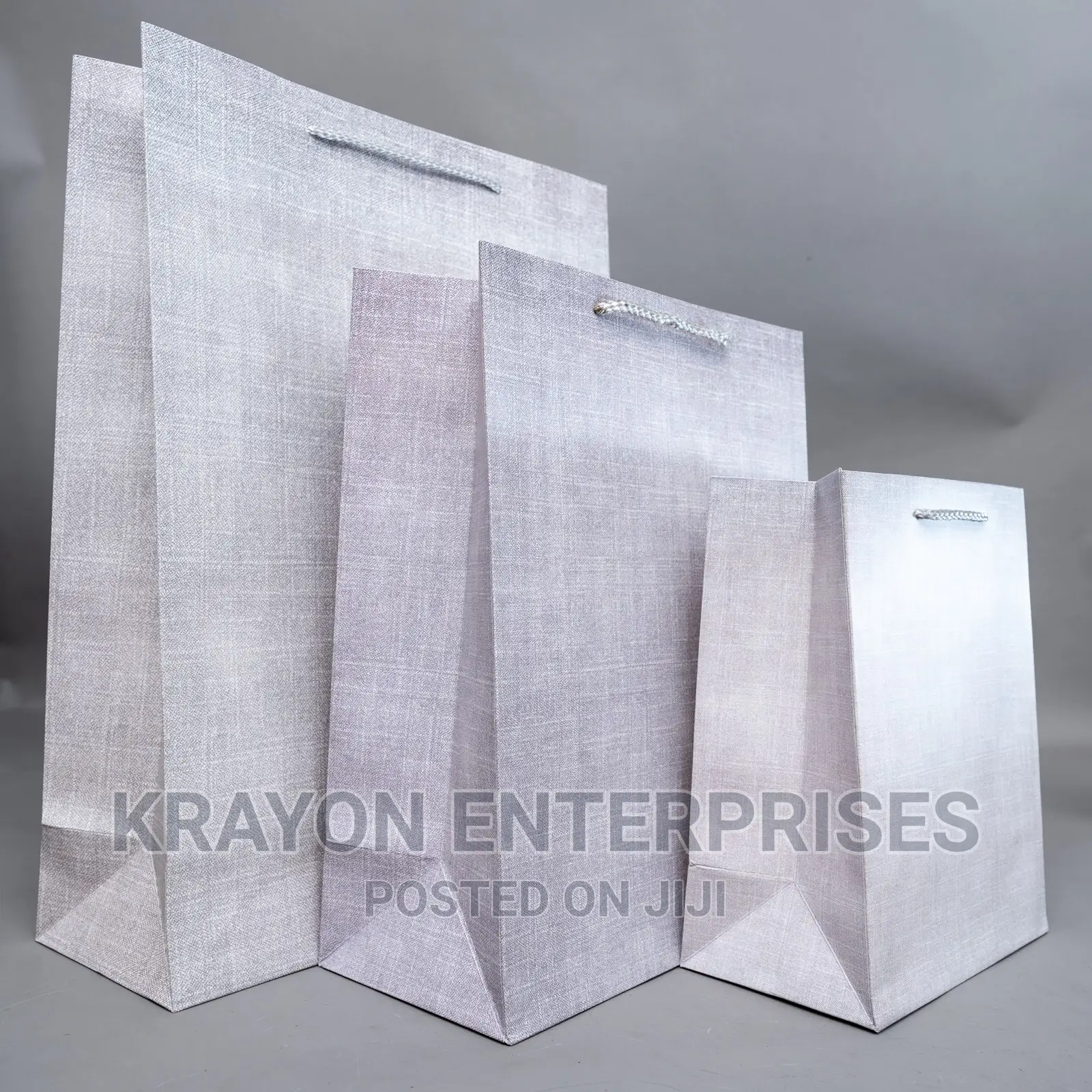Grey Giftbags (A5,A4,A30)