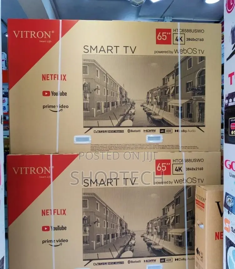 *Vitron 65" Webos Smart Android Tv Frameless