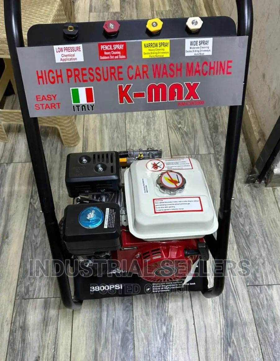 Petrol Driven Kmax Car Wash Machine /Pressure Washer