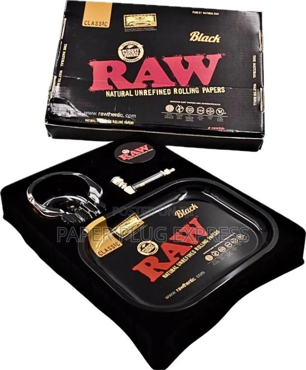 Raw Classic Smoking Kit - Black Gift Set - main view