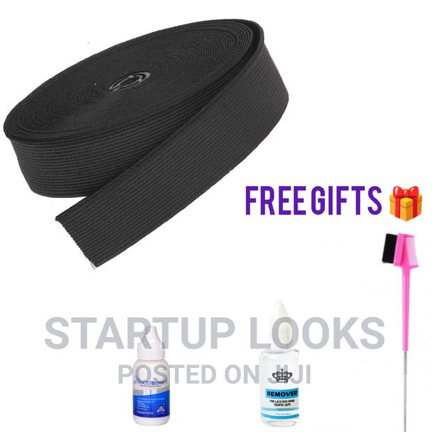 Wig Elastic Band Full Roll+Free Gifts Ghost Bond, Remover,