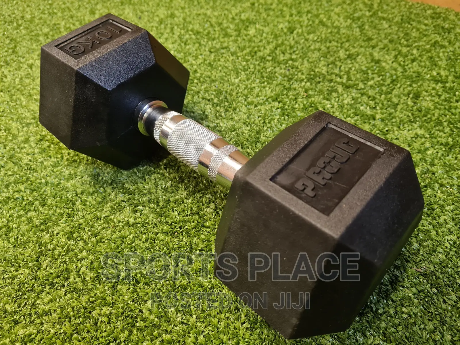 Hexagonal Rubber Coated 5kg Dumbell Pair Hex Dumbells