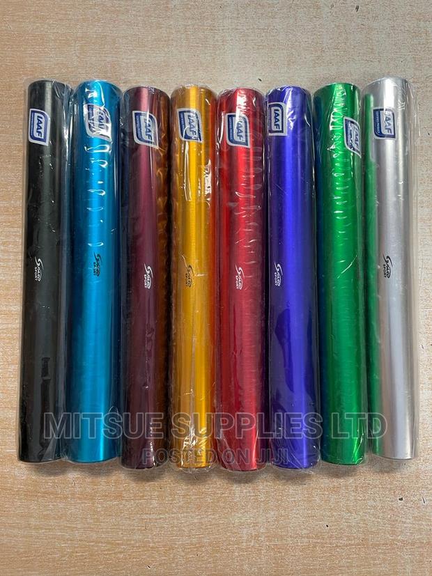 Relay Batons ( 8 Assorted Colours in a Set) IAAF Approved