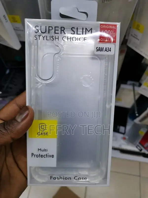 Samsung Galaxy A34 Case,Airbags Anti-Drop Clear Case