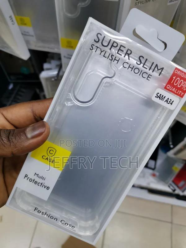 Samsung Galaxy A34 Case,Airbags Anti-Drop Clear Case - thumbnail 2