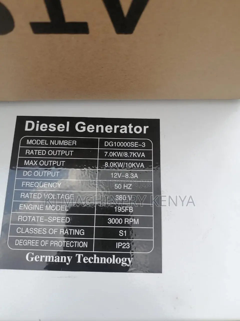Diesel Generator 10kva Girasol Best Brand~3000rpm