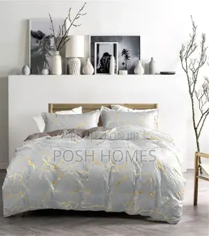 Luxury Marble Texture Duvet Cover Set