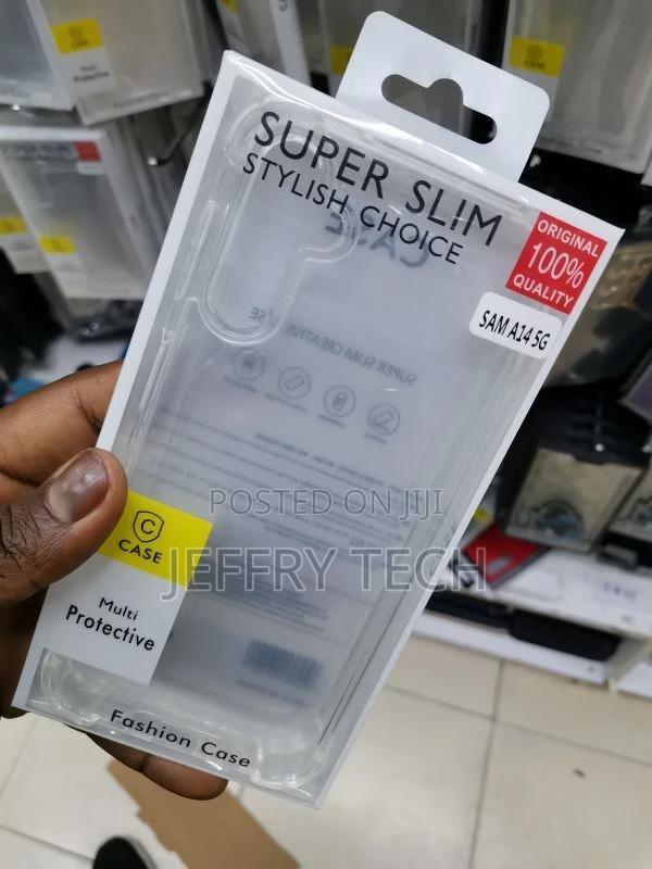 Samsung Galaxy A14 5G Shockproof Transparent TPU Clear Case - main view