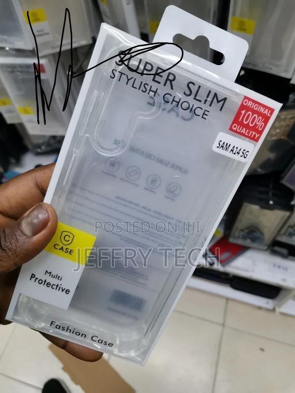 Samsung Galaxy A14 5G Shockproof Transparent TPU Clear Case - thumbnail 3