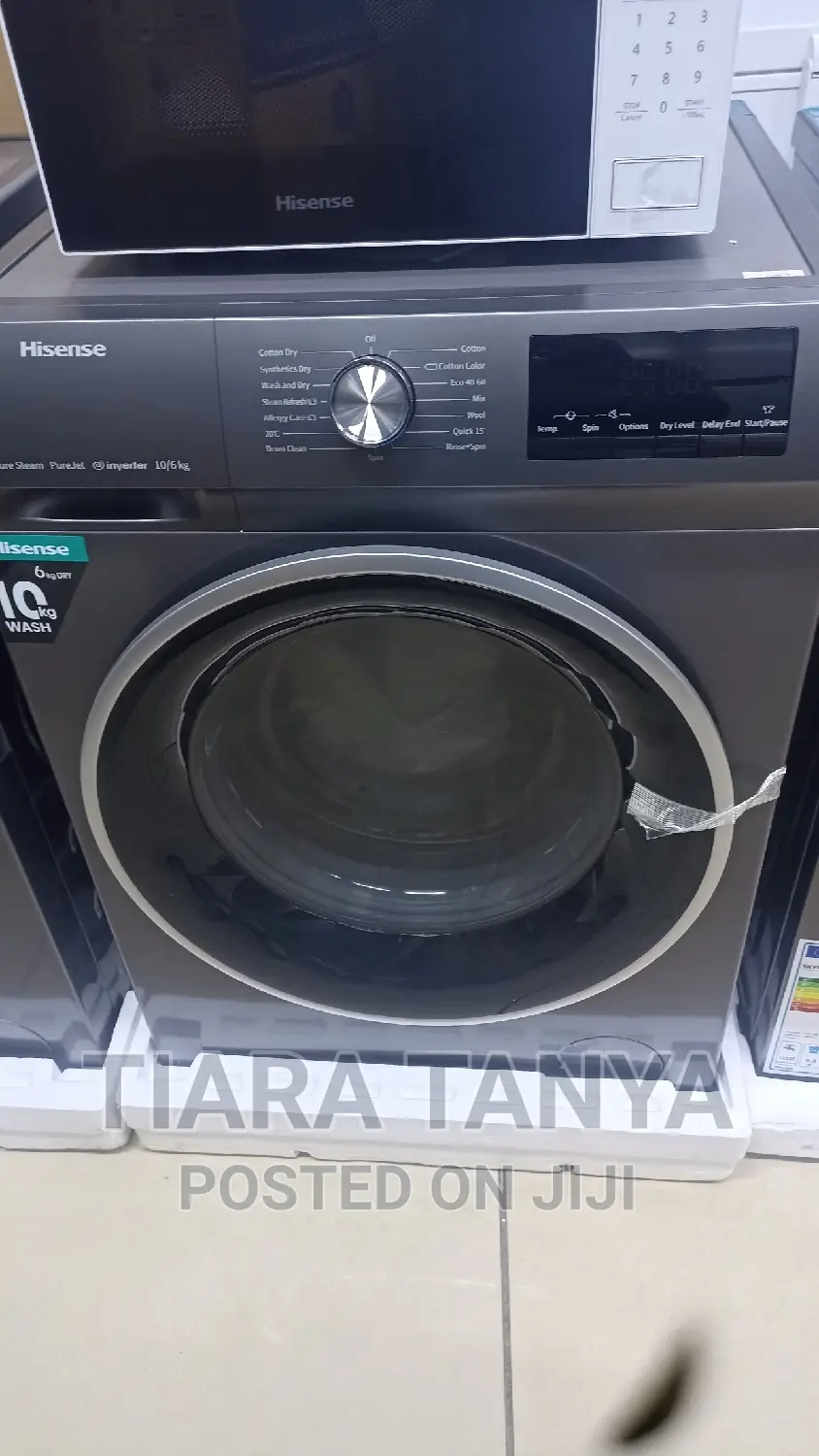 Hisense 10kg Washer 6kg Dryer Washing Machine Wdqy1014evjm