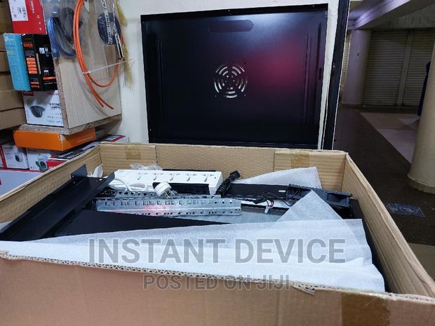 6U Black Wall Mounted Network Cabinet - main view