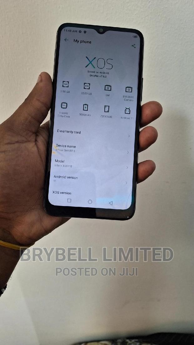 Infinix Smart 6 32 GB Gray - thumbnail 4