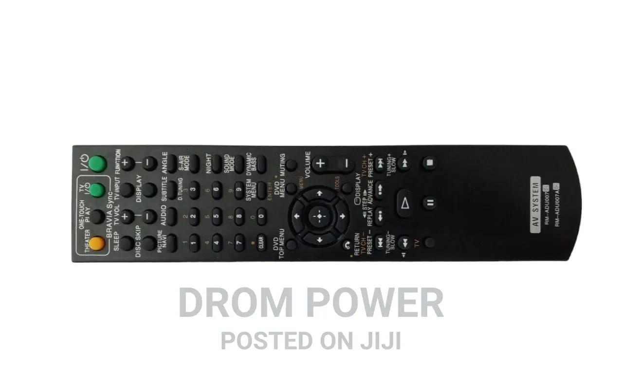 Sony System Audio Remote