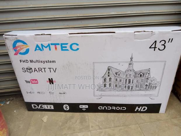 Amtec 43 Inches Smart Android Television With Bluetooth - main view