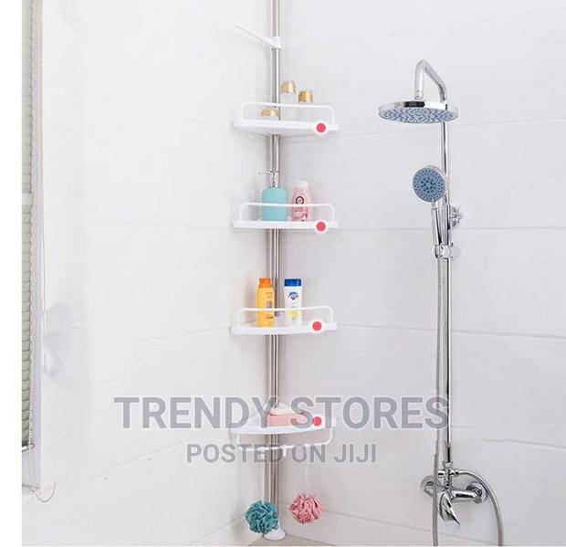 4 Layer Bathroom Corner Shelf - main view
