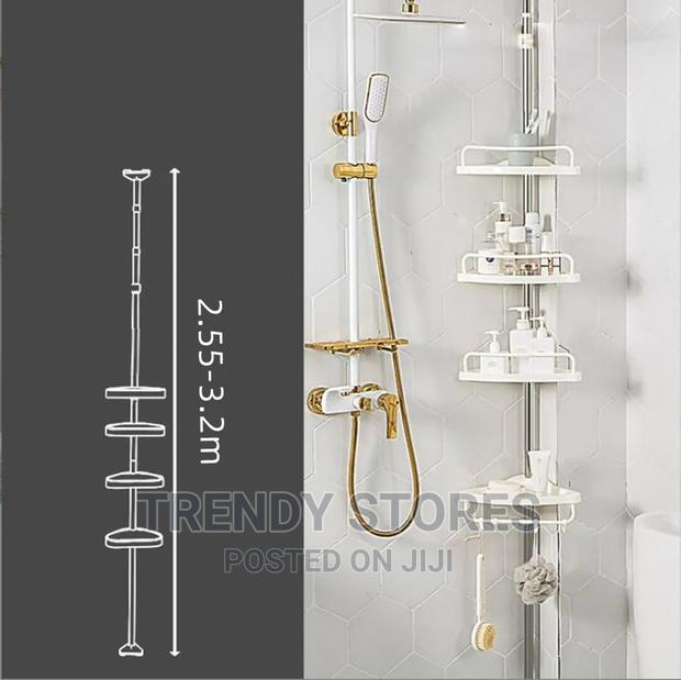 4 Layer Bathroom Corner Shelf - thumbnail 3