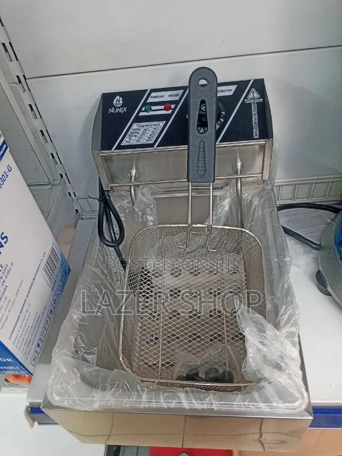 Single Nunix Chips Fryer 6L