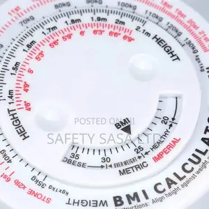 BMI Body Mass Index Retractable Tape 150cm Measurecalculator