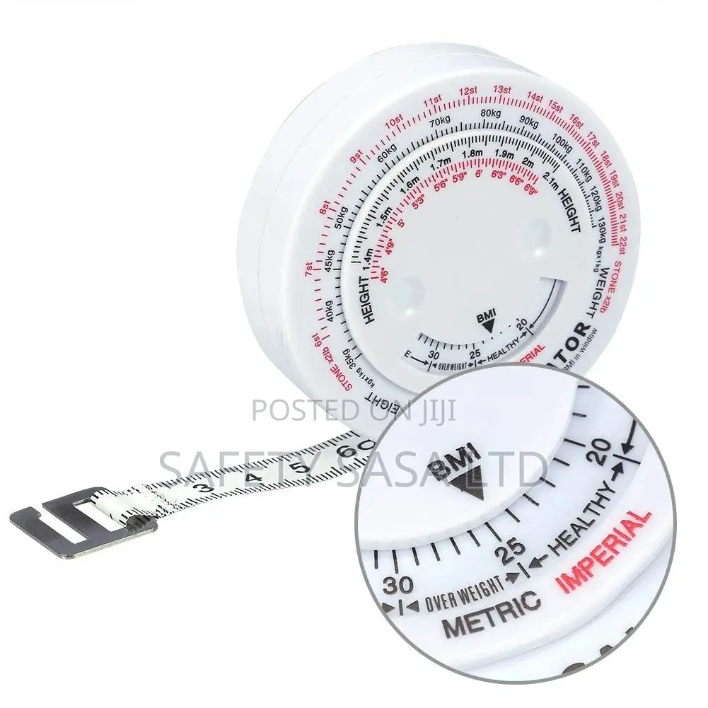 BMI Body Mass Index Retractable Tape 150cm Measurecalculator