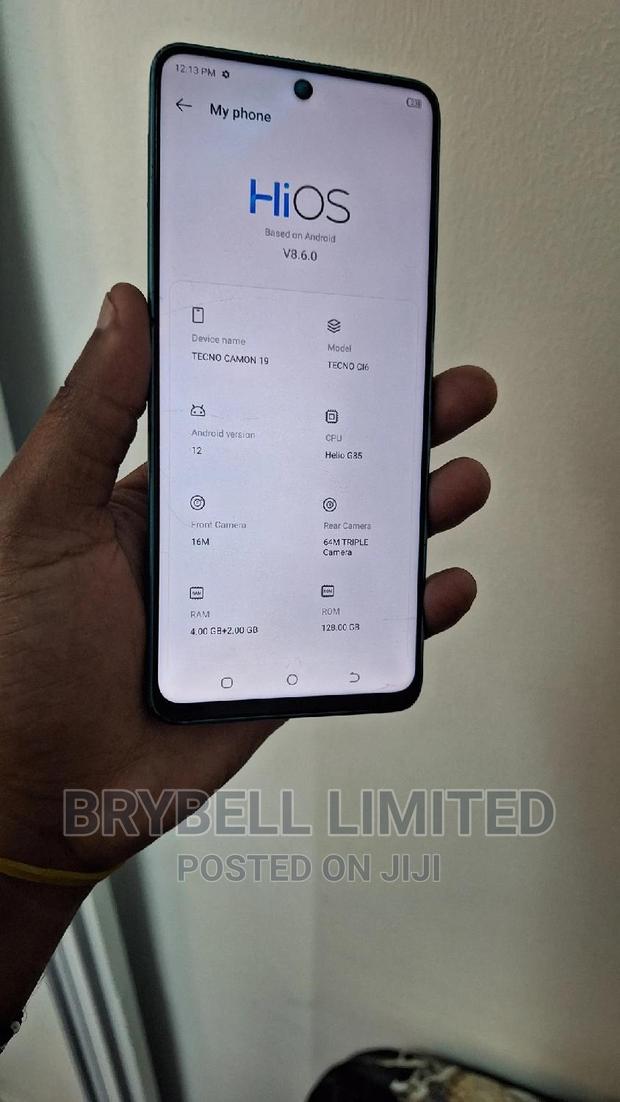 Tecno Camon 19 128 GB Blue