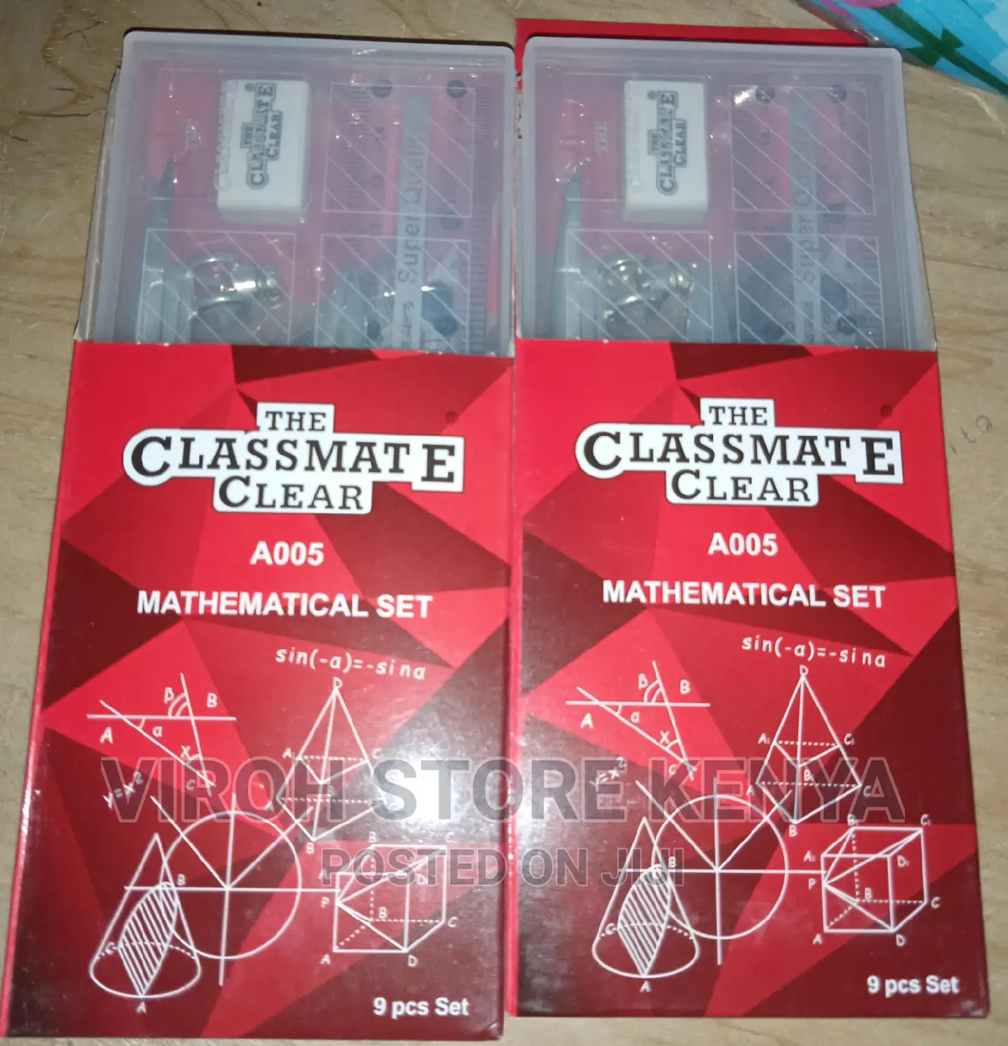 The Classmate Clear Geometrical Set Clear Mathematical Set in Nairobi
