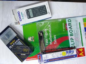 Clear Mathematical Set Clear Clipboard Calculator + Pencil - thumbnail 2