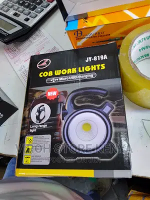 Cob Work Light Rechargeable Lamp Portable Light