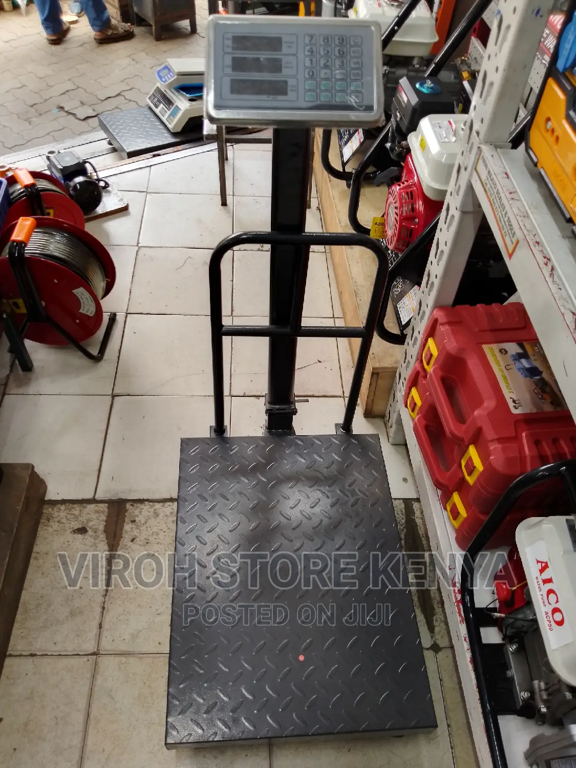 300kgs Big Base Store Scale With Grill