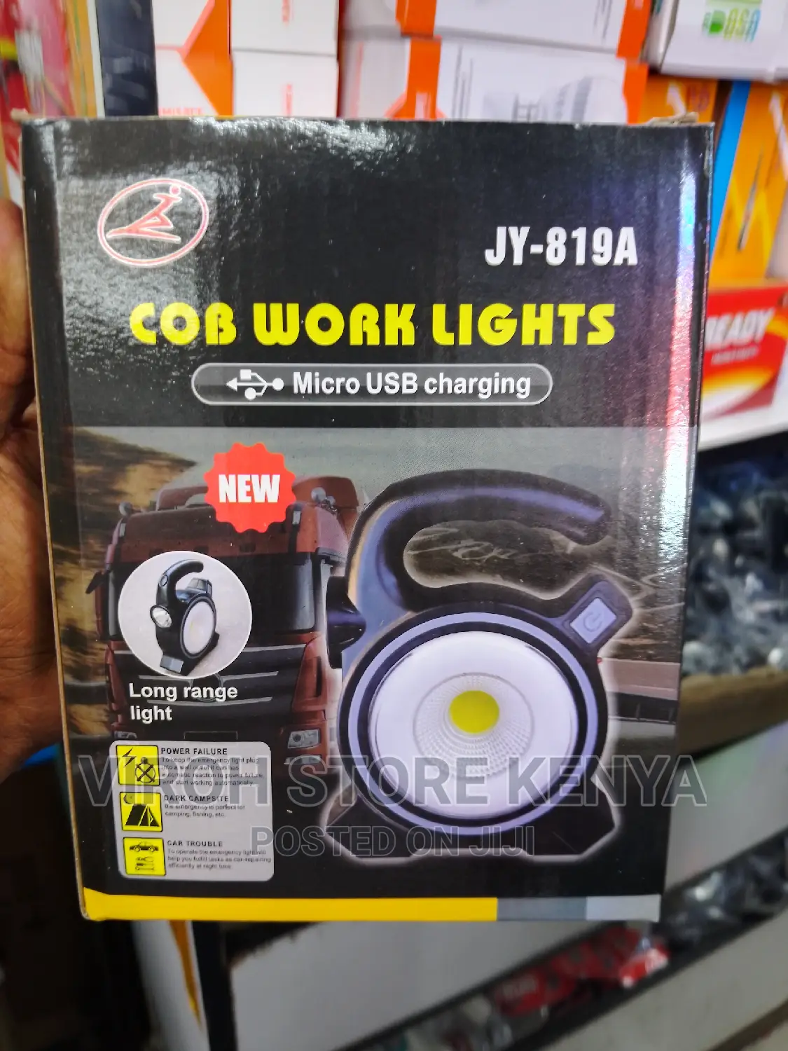 Rechargeable Lamp Cob Work Light