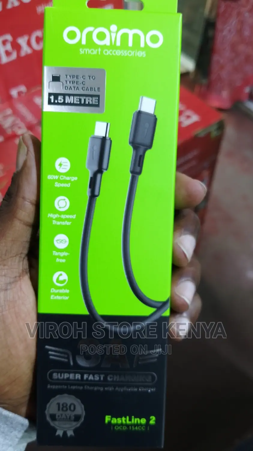 Oraimo Type C to C Cable