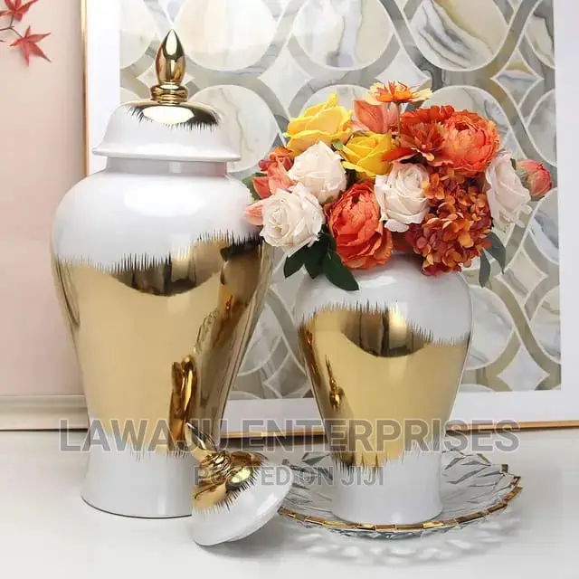 Home Furnishing Decoration Gold Vintage Vase