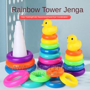 Rainbow Ring Tower Jenga - thumbnail 2