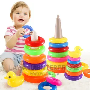Rainbow Ring Tower Jenga