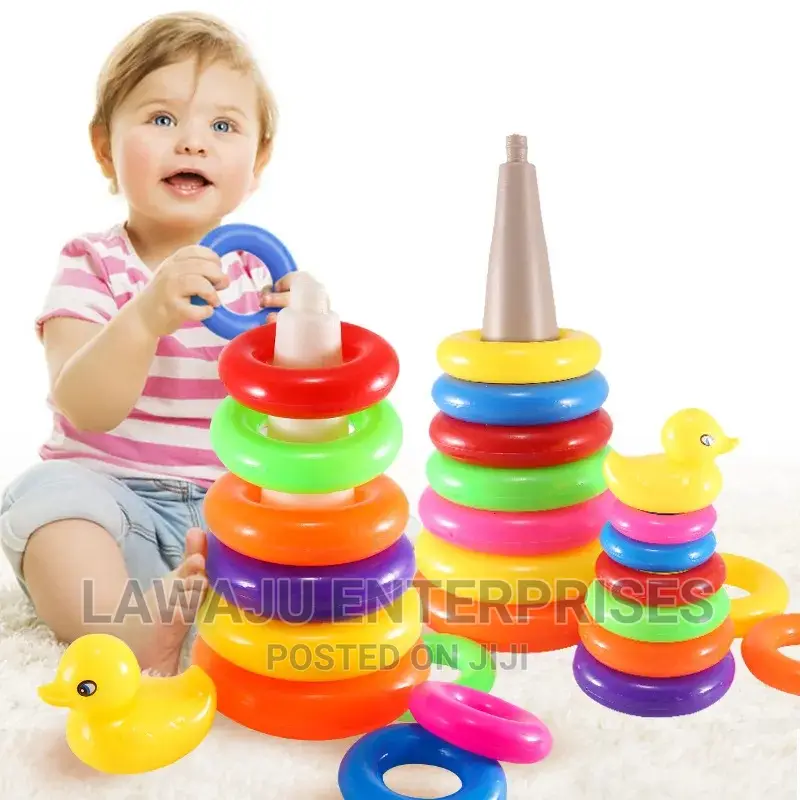 Rainbow Ring Tower Jenga
