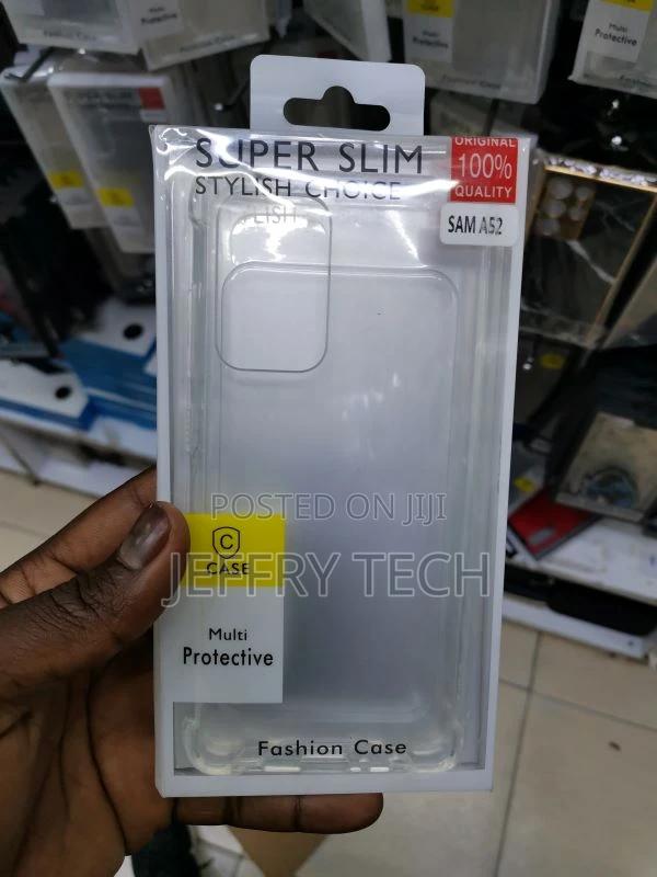 Protective Shockproof Clear Case for Samsung Galaxy A52 - main view